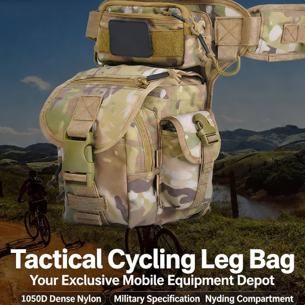 Motorcycle Gear Travel Bag - Bolsa tática para perna, bolsa de