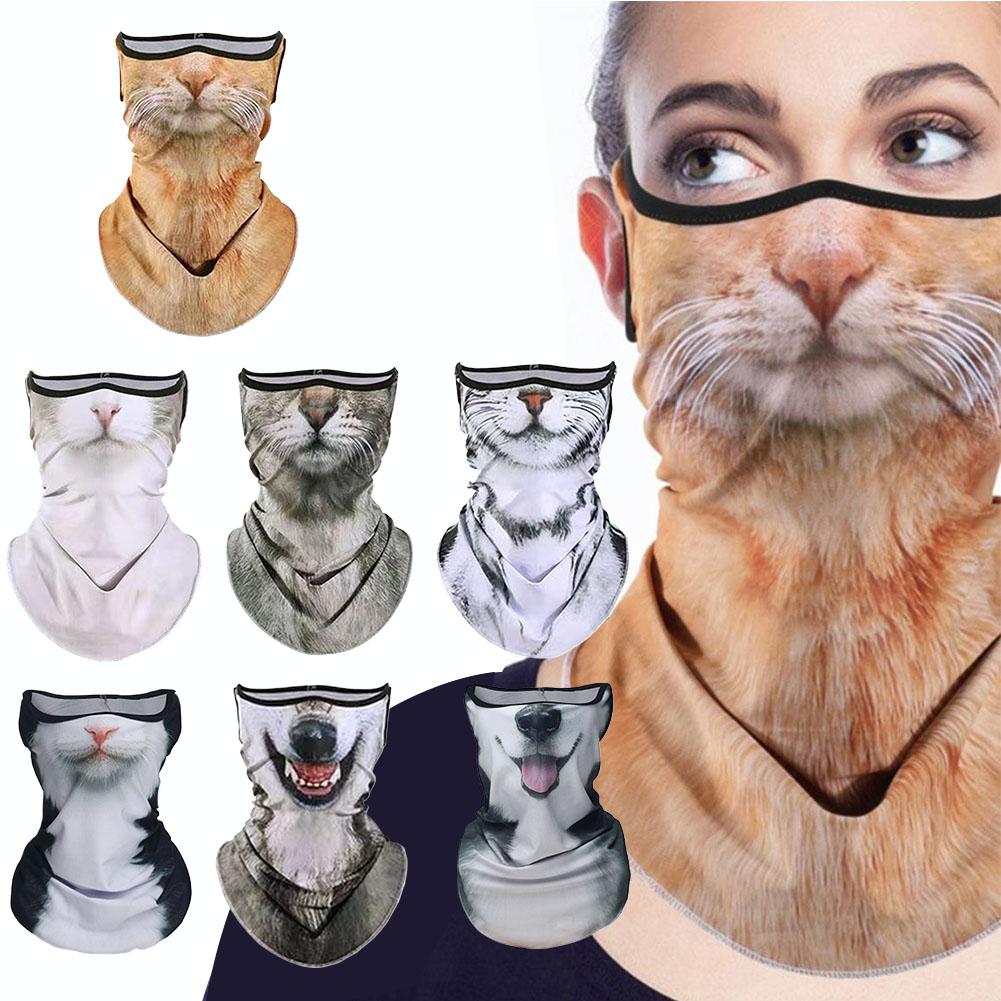 Motorcycle Gear Dogs - 3d bonito animal balaclava motocicleta motocross