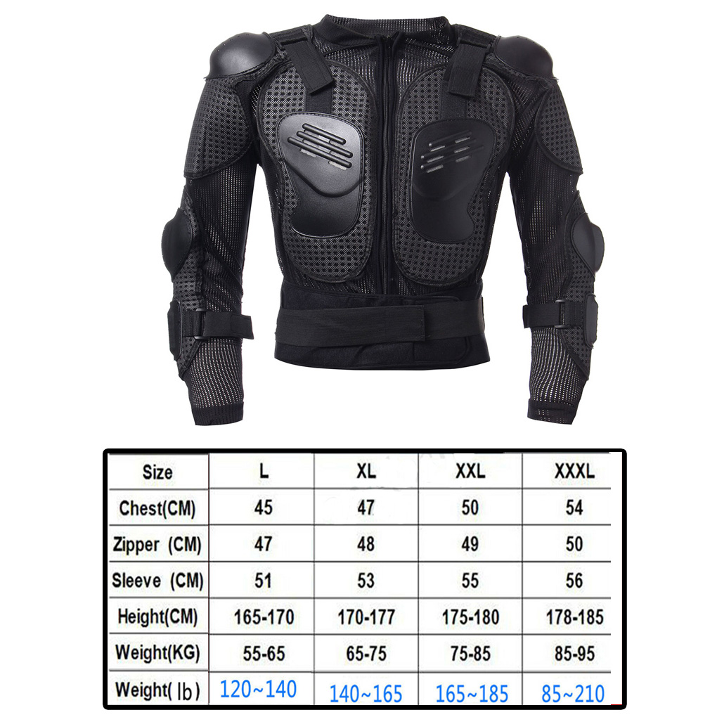 Jaqueta para proteção de colun - Motorcycle Gear Jacket avaliação e preço