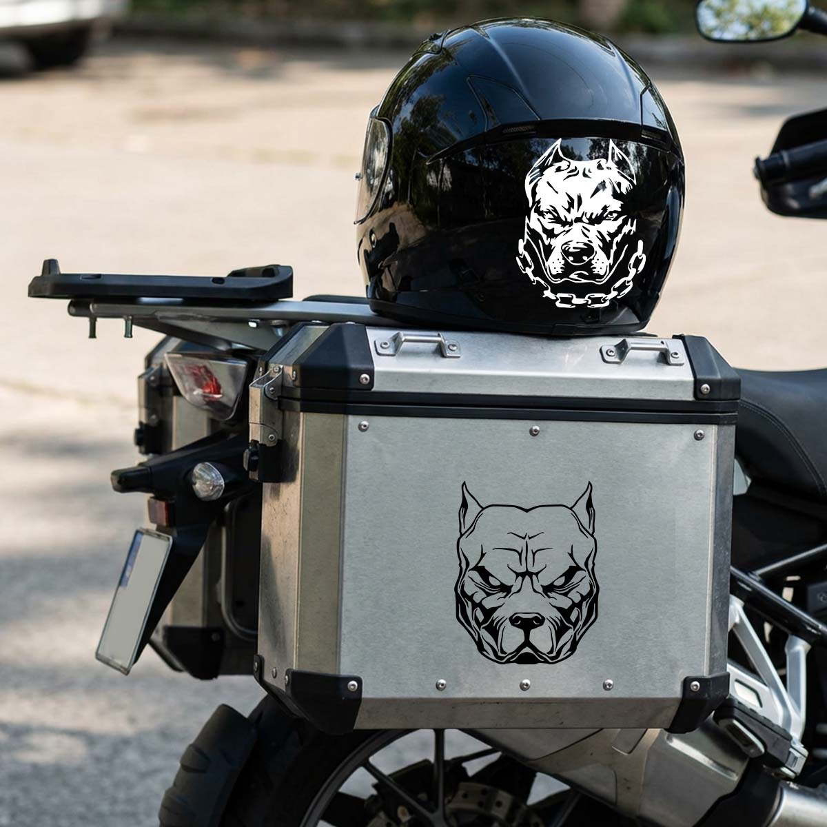 Conjunto de 2 Adesivos Multico - Motorcycle Gear Dogs avaliação e preço
