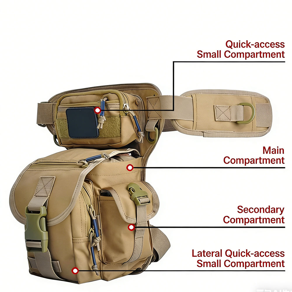 Bolsa tática para perna, bolsa - Motorcycle Gear Travel Bag avaliação e preço