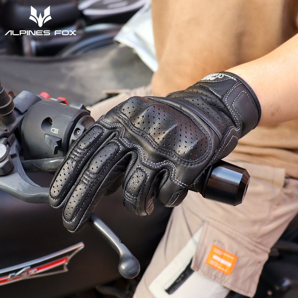 Luvas de motocicleta vintage c - Motorcycle Gear Alpine avaliação e preço