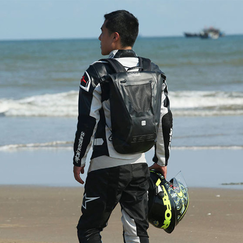 Osah preto saco da motocicleta - Motorcycle Gear Travel Bag avaliação e preço