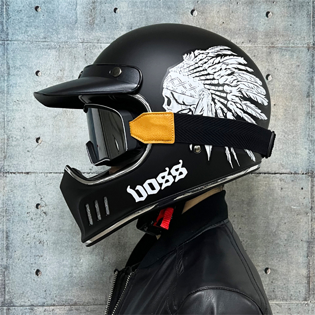 Capacete Vintage de Motocross  - Motorcycle Gear Vintage avaliação e preço