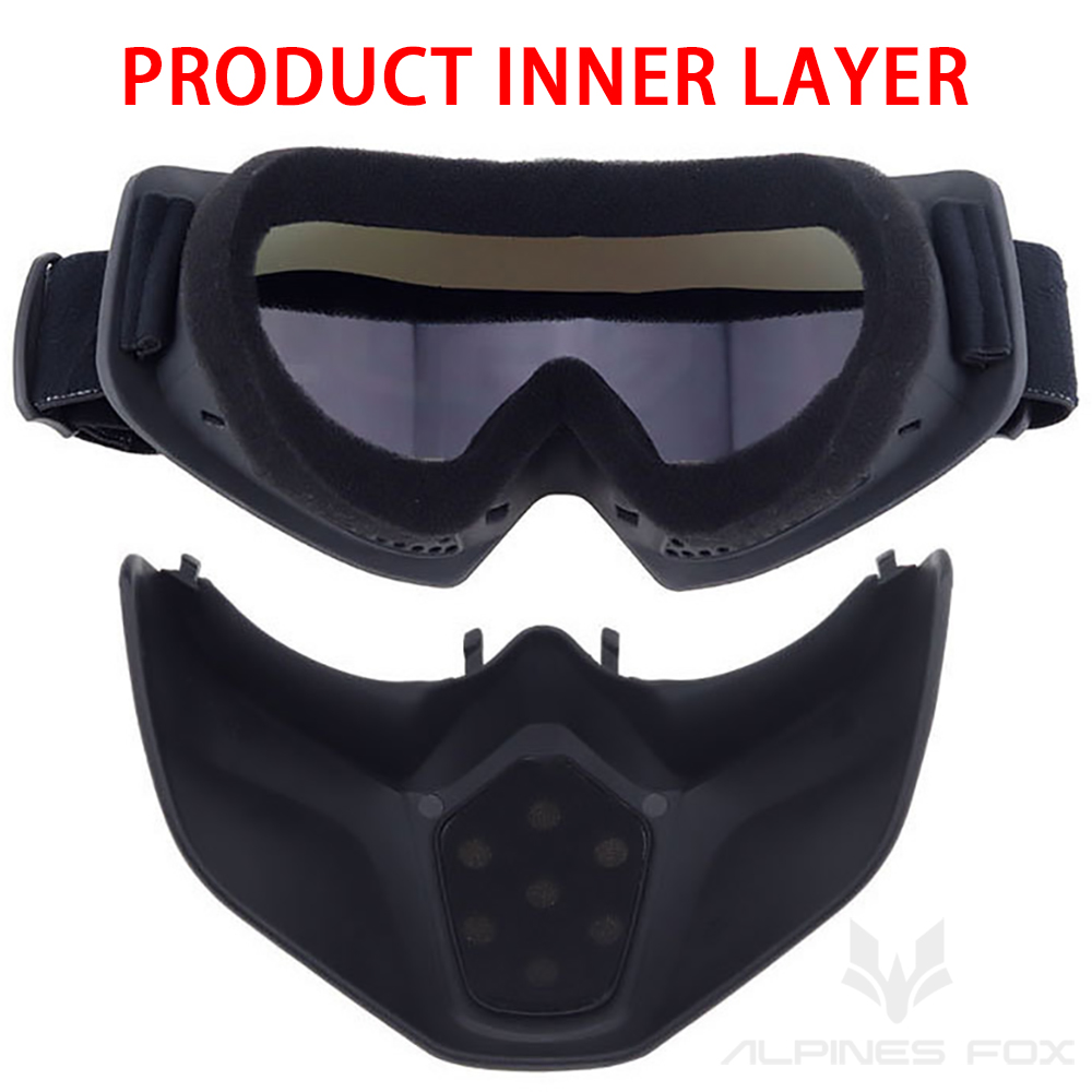 Óculos de Proteção Vintage par - Motorcycle Gear Alpine avaliação e preço