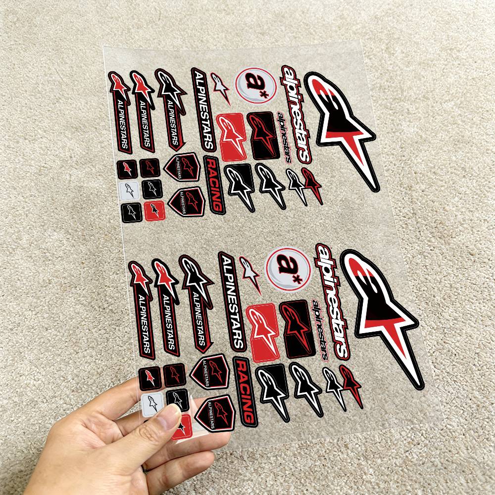 A-aLpInE sTaRs-S Adesivo decor - Motorcycle Gear Alpine avaliação e preço