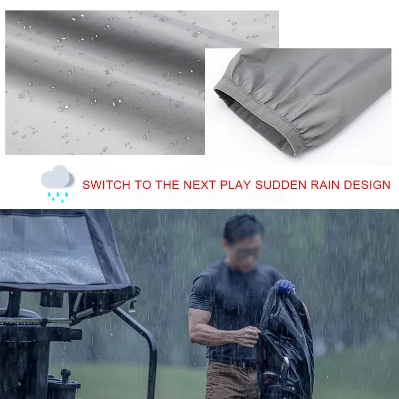 Capa de chuva de golfe jaqueta - Motorcycle Gear Jacket avaliação e preço