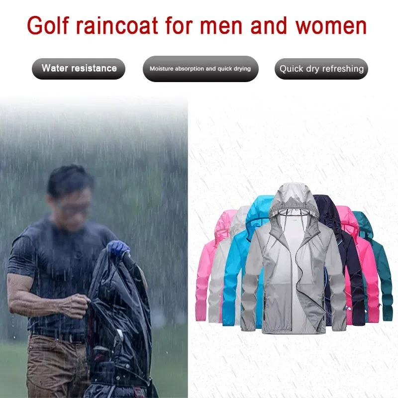 Capa de chuva de golfe jaqueta - Motorcycle Gear Jacket avaliação e preço