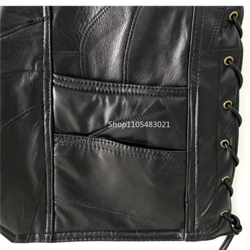 Colete Masculino Preto de Cour - Motorcycle Gear Jacket avaliação e preço