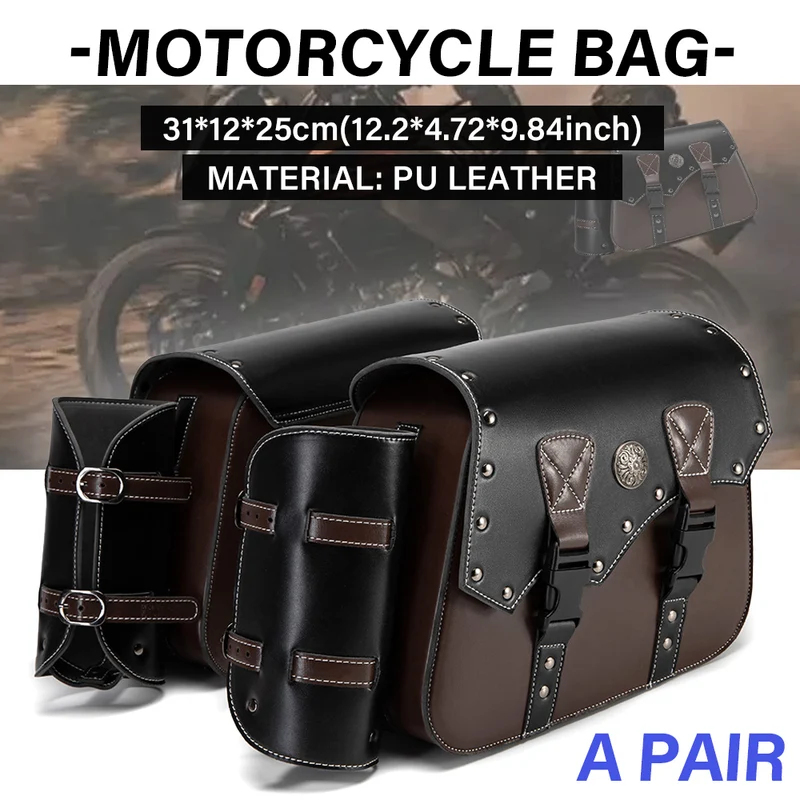2 peças de bolsas laterais uni - Motorcycle Gear Travel Bag avaliação e preço