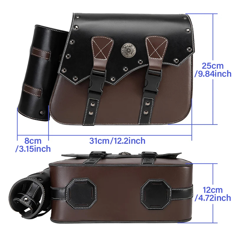 2 peças de bolsas laterais uni - Motorcycle Gear Travel Bag avaliação e preço