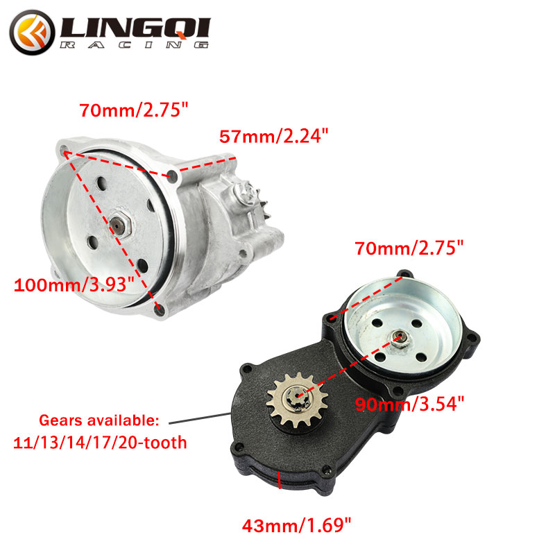 LINGQI-Roda dentada de embreag - Gearbox Motorcycle avaliação e preço